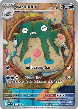 SV White Flare 141/086 Garbodor - Holofoil - Illustration Rare