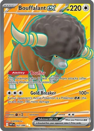 SV White Flare 162/086 Bouffalant ex - Holofoil - Ultra Rare