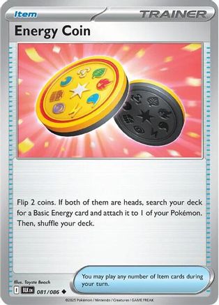 SV Black Bolt 081 Energy Coin - Uncommon