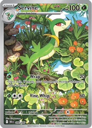 SV Black Bolt 088/086 Servine - Holofoil - Illustration Rare