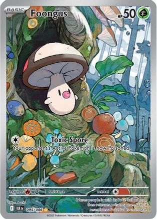 SV Black Bolt 095/086 Foongus - Holofoil - Illustration Rare