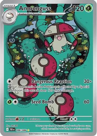 SV Black Bolt 096/086 Amoonguss - Holofoil - Illustration Rare