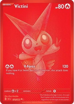 SV Black Bolt 171/086 Victini - Holofoil - Black White Rare