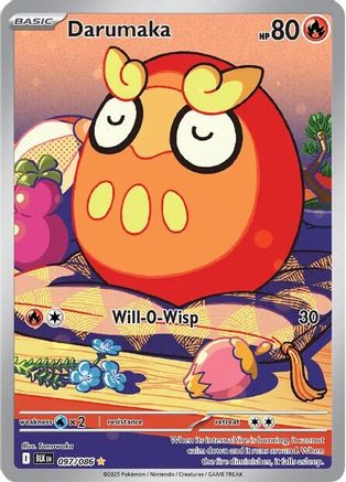 SV Black Bolt 097/086 Darumaka - Holofoil - Illustration Rare