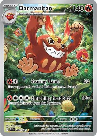 SV Black Bolt 098/086 Darmanitan - Holofoil - Illustration Rare