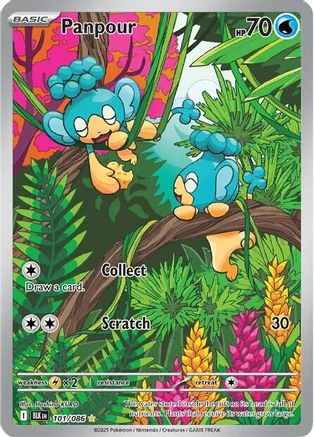 SV Black Bolt 101/086 Panpour - Holofoil - Illustration Rare