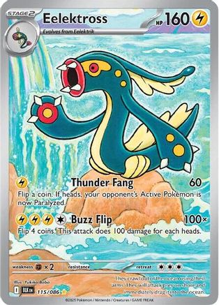 SV Black Bolt 115/086 Eelektross - Holofoil - Illustration Rare