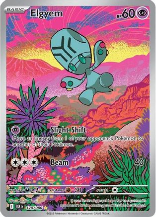 SV Black Bolt 120/086 Elgyem - Holofoil - Illustration Rare