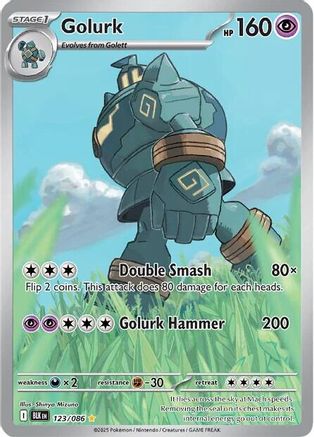 SV Black Bolt 123/086 Golurk - Holofoil - Illustration Rare
