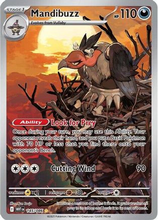 SV White Flare 145/086 Mandibuzz - Holofoil - Illustration Rare
