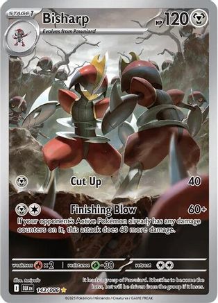 SV Black Bolt 143/086 Bisharp - Holofoil - Illustration Rare