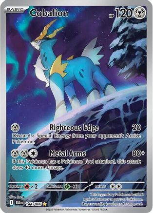 SV Black Bolt 144/086 Cobalion - Holofoil - Illustration Rare