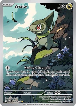 SV Black Bolt 145/086 Axew - Holofoil - Illustration Rare