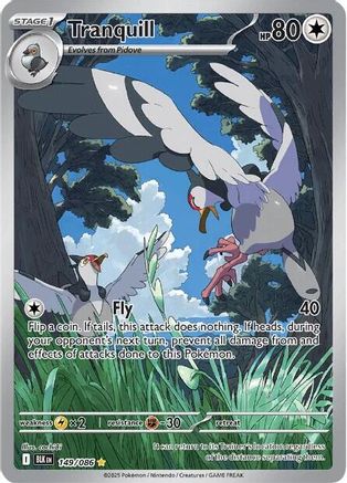 SV Black Bolt 149/086 Tranquill - Holofoil - Illustration Rare