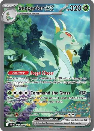 SV Black Bolt 164/086 Serperior ex - Holofoil - Special Illustration Rare