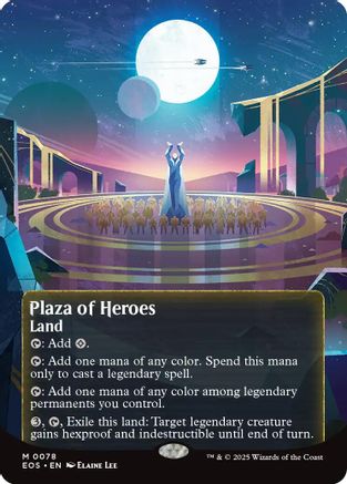 Edge of Eternities: Stellar Sights - (EOS-078) - Plaza of Heroes (0078) (Borderless)