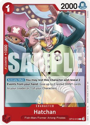 Legacy of the Master OP12-013 Hatchan (OP12-013) - Common