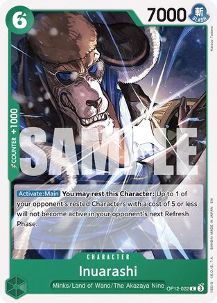 Legacy of the Master OP12-022 Inuarashi (OP12-022) - Common