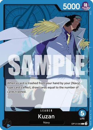 Legacy of the Master OP12-040 Kuzan (040) (OP12-040) - Leader