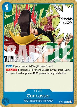 Legacy of the Master OP12-059 Concasser (OP12-059) - Uncommon