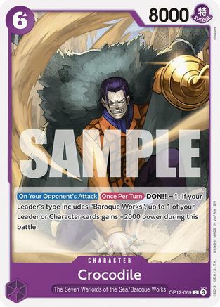 Legacy of the Master OP12-069 Crocodile (OP12-069) - Common