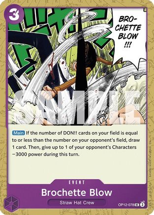 Legacy of the Master OP12-078 Brochette Blow (OP12-078) - Uncommon