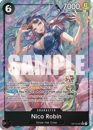 Legacy of the Master OP12-087 Nico Robin (Alternate Art) - Foil - Super Rare