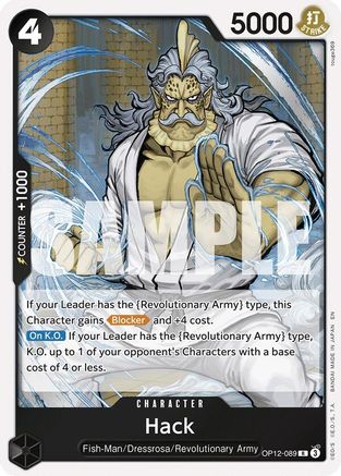 Legacy of the Master OP12-089 Hack (OP12-089) - Foil - Rare