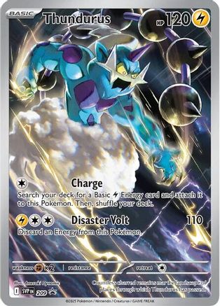 SV Scarlet & Violet Promo Cards 209 Thundurus - Holofoil - Promo