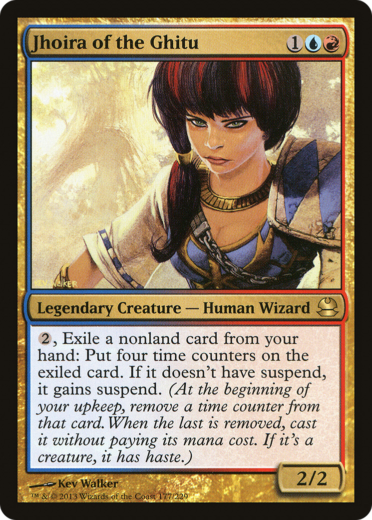 Modern Masters - (MMA-177) - Jhoira of the Ghitu Foil