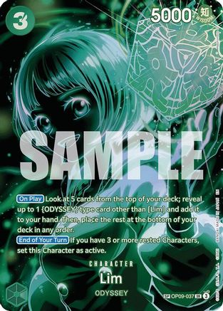 Legacy of the Master OP09-037 Lim (SP) (OP09-037) - Foil - Super Rare