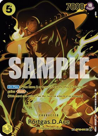 Legacy of the Master ST13-011 Portgas.D.Ace (SP) (ST13-011) - Foil - Super Rare