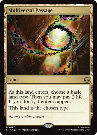 Marvel's Spider-Man - (SPM-180) - Multiversal Passage Foil