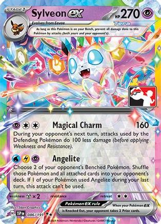 Prize Pack Series Cards 086 Sylveon ex - Holofoil - Double Rare