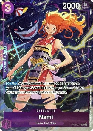 One Piece Promotion Cards OP09-070 Nami (Premium Card Collection -Best Selection Vol. 4-) (OP09-070) - Foil - Uncommon