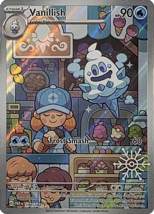 Miscellaneous Cards & Products 190/182 Vanillish - Holofoil - Illustration Rare