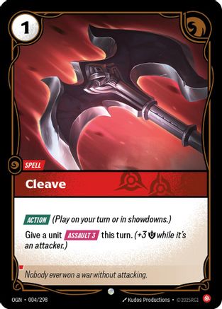 Origins (004/298): Cleave -