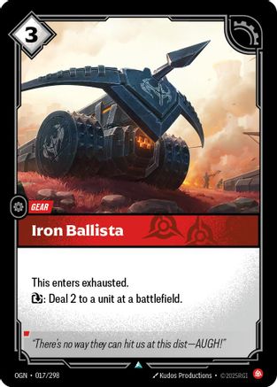 Origins (017/298): Iron Ballista -