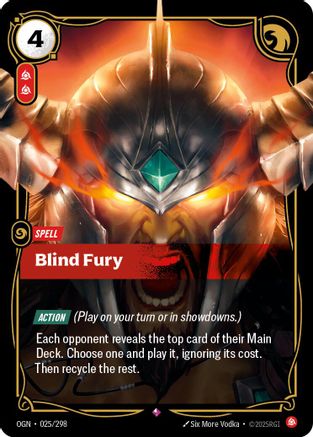 Origins (025/298): Blind Fury - Foil