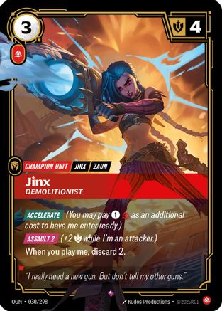 Origins (030/298): Jinx - Demolitionist - Foil