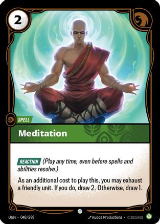 Origins (048/298): Meditation -