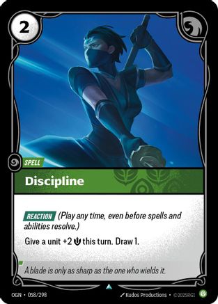 Origins (058/298): Discipline - Foil