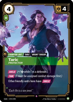 Origins (074/298): Taric - Protector - Foil