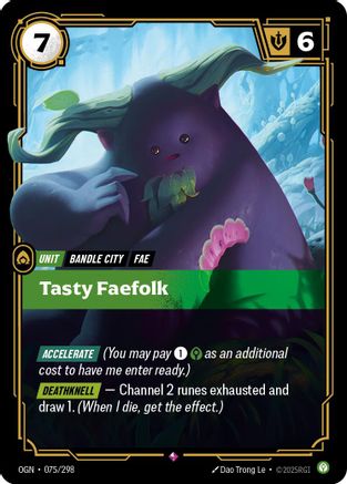 Origins (075/298): Tasty Faefolk - Foil