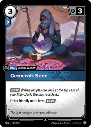 Origins (100/298): Gemcraft Seer - Foil