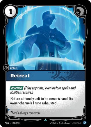 Origins (104/298): Retreat -