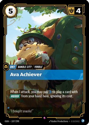Origins (107/298): Ava Achiever - Foil