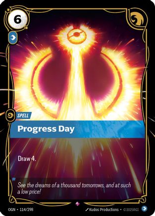 Origins (114/298): Progress Day - Foil