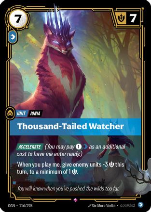 Origins (116/298): Thousand-Tailed Watcher - Foil