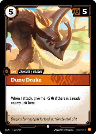 Origins (131/298): Dune Drake -